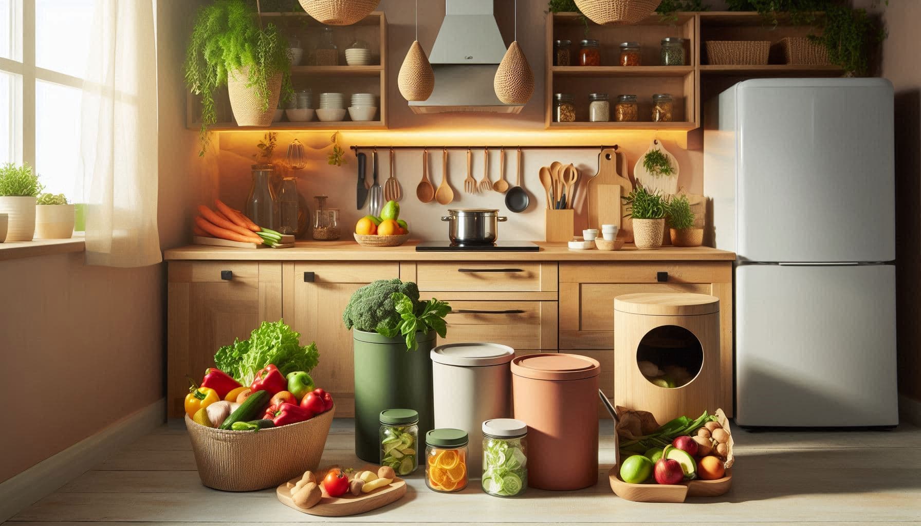 Frische Lebensmittel und organisierter Kühlschrank mit richtiger Lagerung